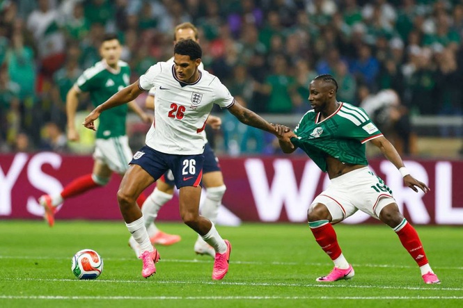 Image from: England's Quansah given two-match ban for red card against Mexico