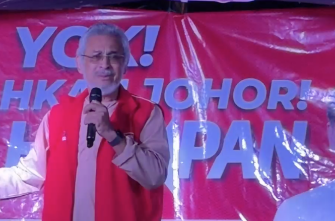 Image from: Khalid urges Johor voters to humble Umno-BN for their arrogance, ungratefulness
