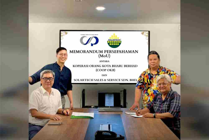 Image from: COOP OKB teams up with Solartech to boost renewable energy in East Coast Malaysia