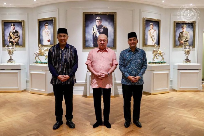 Image from: King grants audience to Zahid, Onn Hafiz at Istana Pasir Pelangi