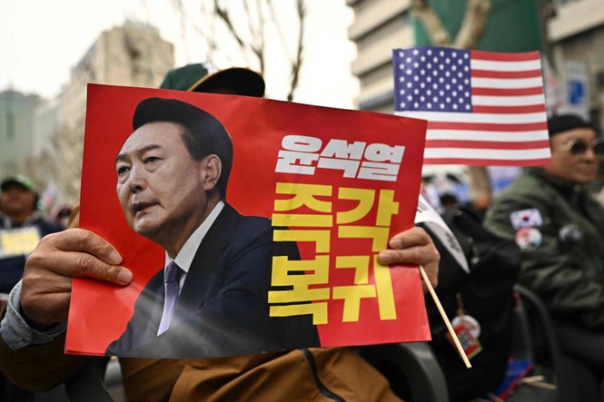 Image from: Seoul court sentences former president Yoon to two years in prison
