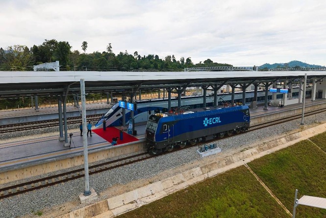 Image from: ECRL cargo trains can replace 79 lorries per trip