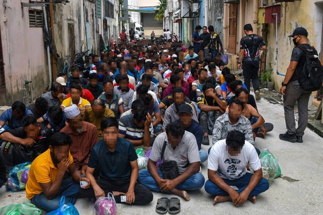 Image from: Immigration raid nets 109 foreigners, uncovers bid to set up exclusive entertainment club