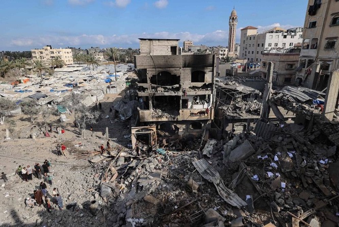 Image from: Gaza authorities say 112 bodies found in rubble
