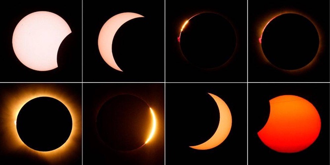 Image from: 'Another world': Total solar eclipse enthrals Iceland