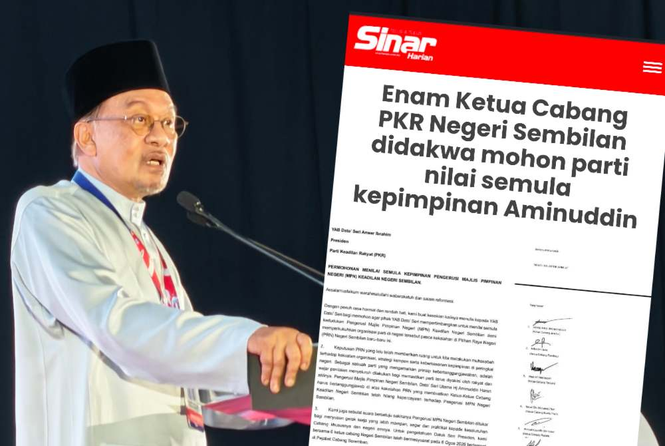 Image from: Anwar open to discussing Negeri Sembilan PKR leadership evaluation