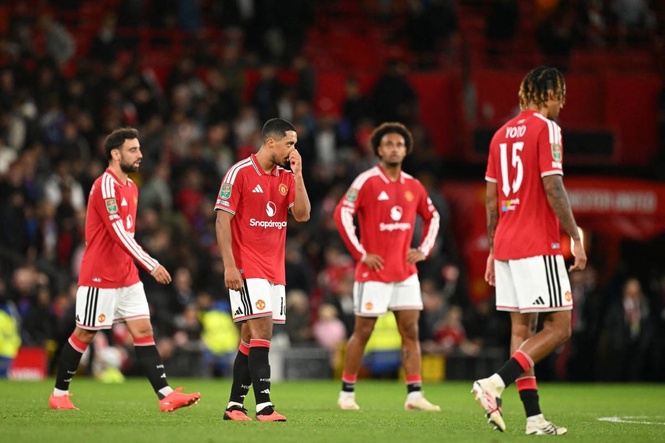 Image from: Man Utd misery mounts after League Cup collapse against Brighton