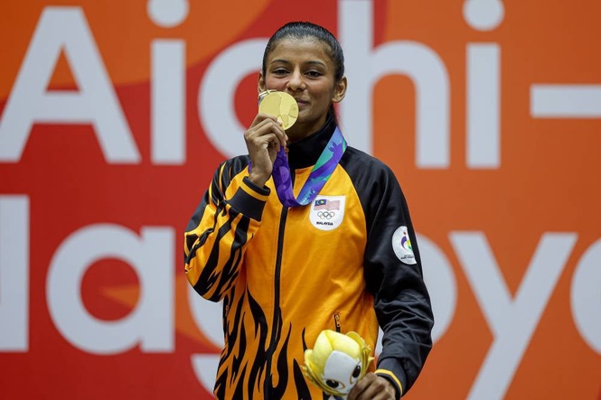 Image from: Shahmalarani delivers Malaysia’s third Asian Games gold