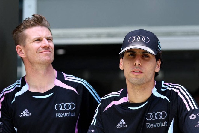 Image from: Audi F1 to retain Hulkenberg, Bortoleto for 2027