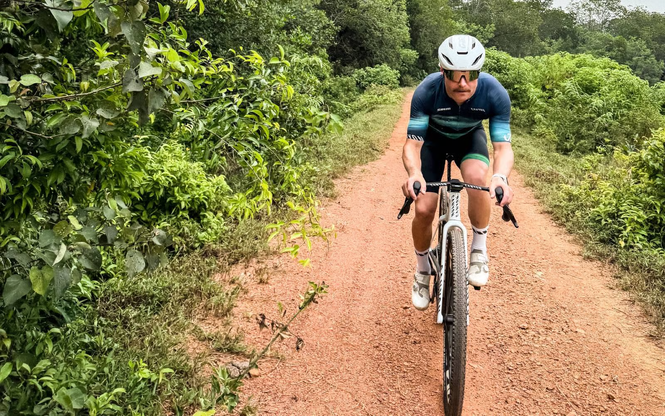 Image from: Dodging snakes and jumping lizards: Bottas' ride to Singapore