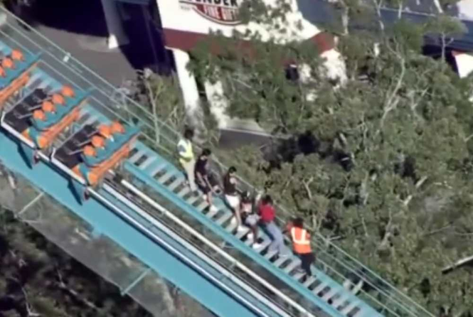 Image from: Man dies in incident involving roller coaster at Six Flags in Georgia