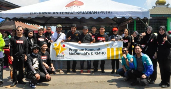 McDonald’s Bersama Komuniti Sandakan Pulih Pasca Kebakaran Kampung Bahagia