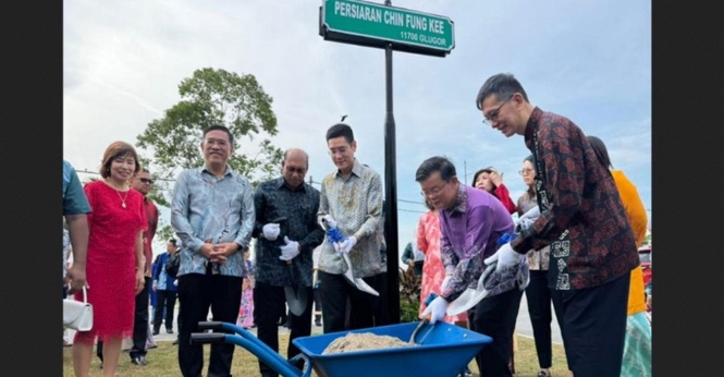 Persiaran Pantai Sinaran Kini Dikenali Persiaran Chin Fung Kee