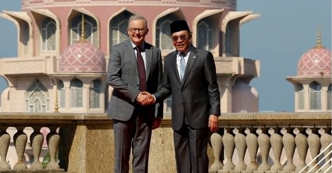 Anwar, Albanese Adakan Pertemuan Empat Mata, Pertingkat Hubungan Malaysia-Australia