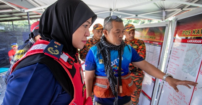 Pendaki Hilang: Keadaan Mangsa Masuki Fasa Kritikal, Bomba Laksana "Winching Point"
