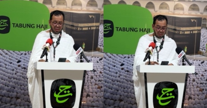 Zulkifli Tak Mampu Tahan Sebak, Menangis Baca Doa Ketika Khutbah Arafah