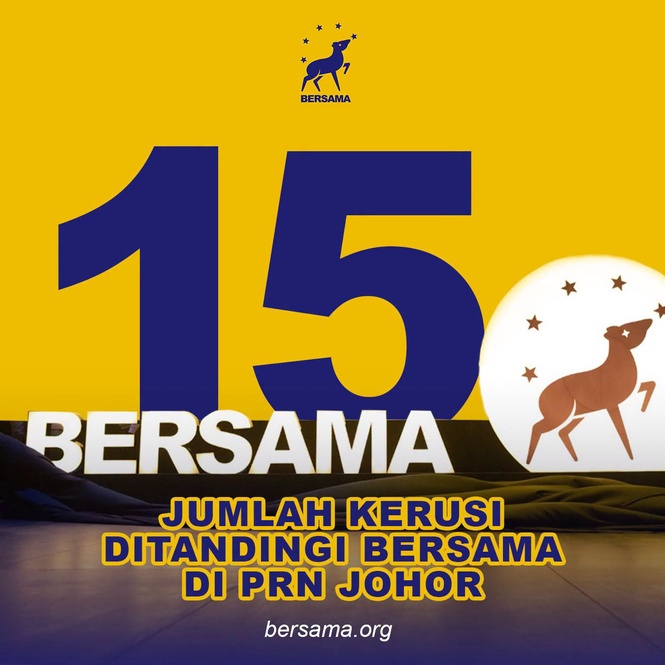 Bersama Sasar 15 Kerusi Pada PRN Johor