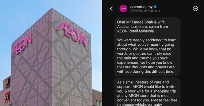 Prihatin Nasib Suami Isteri Tular, AEON Jemput Pilih Barangan Bayi & Tanggung Kos Pembelian