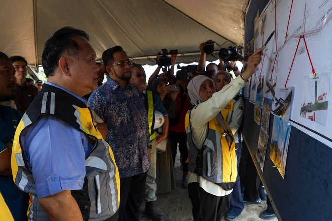Projek Naik Taraf Jalan Kubang Kerian Capai 71.61% - Nanta