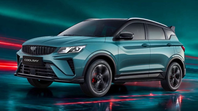 Geely Coolray Indonesia Dipasang di Tg. Malim