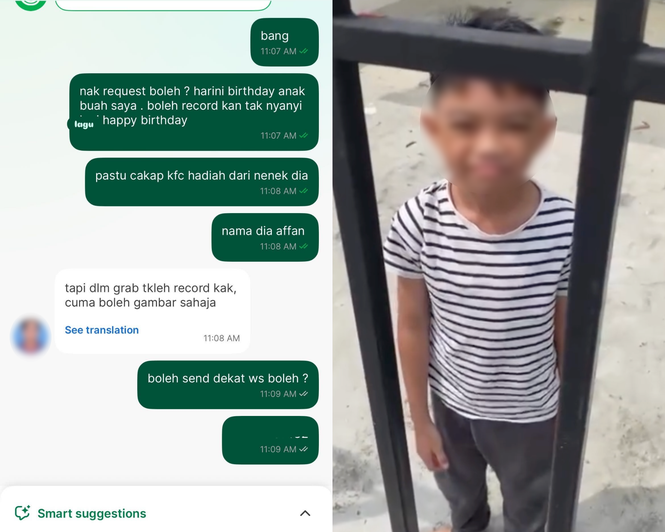 Request Nyanyi Lagu Birthday, Gaya Selamba Pemandu P-Hailing Buat Ramai Terhibur