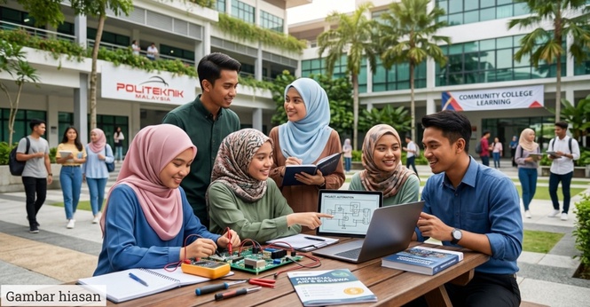 Bantuan RM2,400 KPT Untuk Pelajar Politeknik dan Kolej Komuniti, Semak Kelayakan