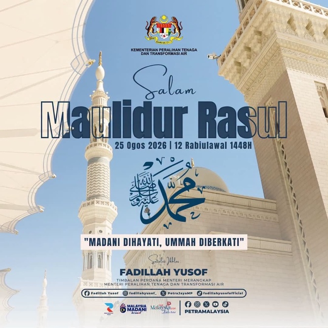 Maulidur Rasul: TPM Zahid, TPM Fadillah Seru Umat Islam Teladani Akhlak Rasulullah SAW