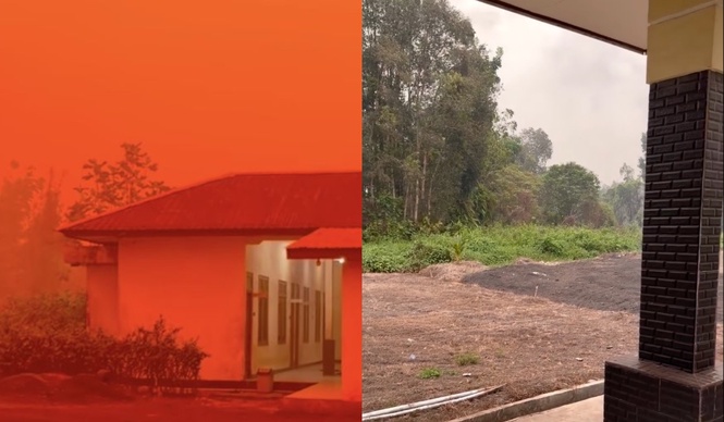 Dah Macam Dalam Siri Anime, Langit Oren Di Kalimantan Kini Kembali Normal