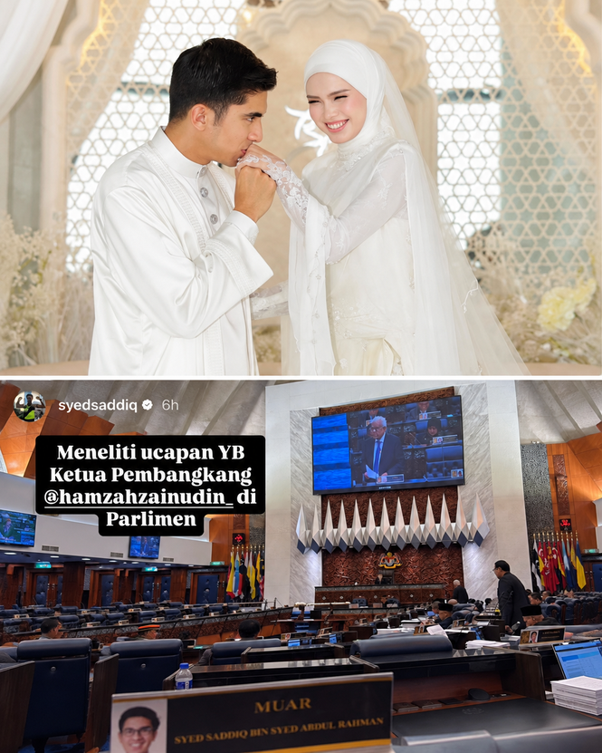 Baru Dua Hari Kahwin, Syed Saddiq Dah Kembali Ke Parlimen