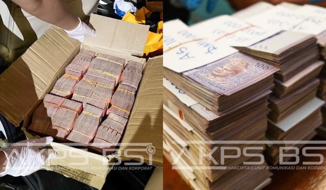 AKPS Tahan Suami Isteri Bawa Wang Tunai Hampir RM3 Juta Ke Singapura