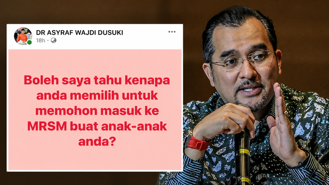 Dr Asyraf Wajdi Tanya Kenapa Ibu Bapa Pilih MRSM, Ini Antara Jawapan Yang Mencuri Perhatian