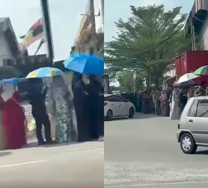 Penangan BASS, Orang Mula Beratur Seawal Jam 8 Pagi Bagi Hadiri Resepsi Di Muar