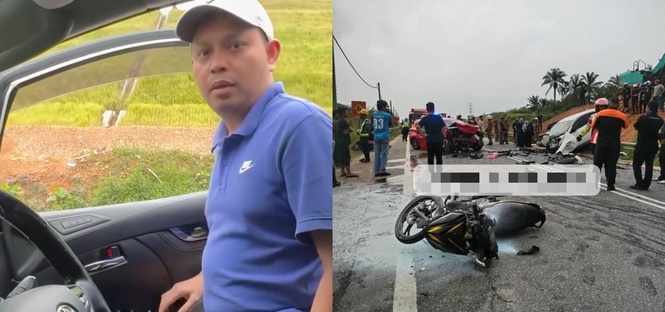 Lelaki Menangis, Ternampak Bayi Maut Dalam Kemalangan