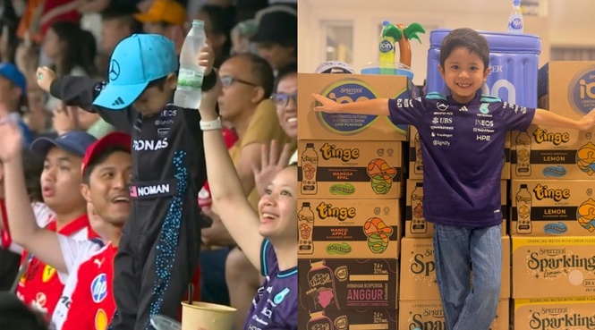 Rezeki Noman, Spritzer Buat Kejutan Istimewa Selepas Aksi "T-Pose" Di F1 Tular