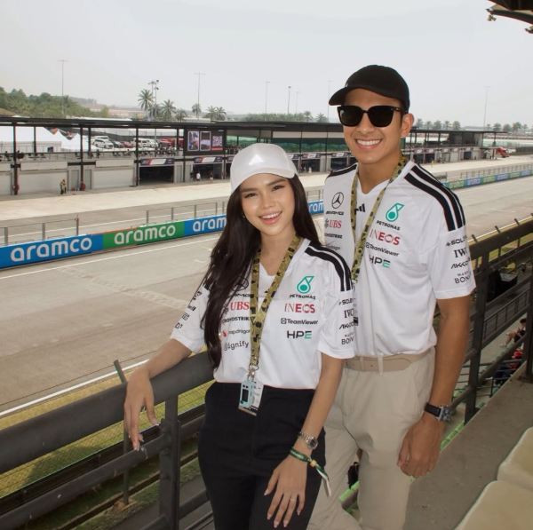 Bella Astillah, Syed Saddiq Luang Masa Saksikan F1 Sepang Sebelum Bergelar Suami Isteri