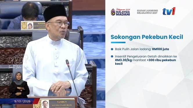 Peruntukan Baik Pulih Jalan Ladang Digandakan, Insentif Getah Naik Kepada RM3.30 Sekilogram
