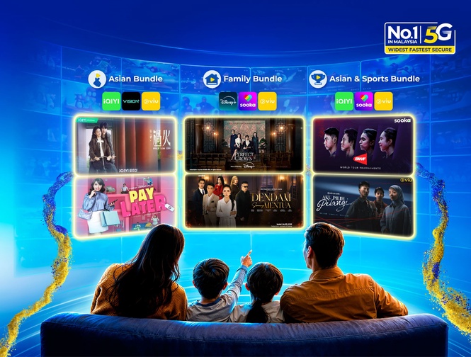 CelcomDigi introduces new StreamMore bundles with Disney+, Prime Video, iQIYI, Sooka and more from RM19.90/month