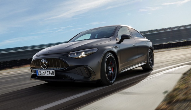 Mercedes-AMG CLA 45 goes electric with 671hp and AMG four-cylinder sound