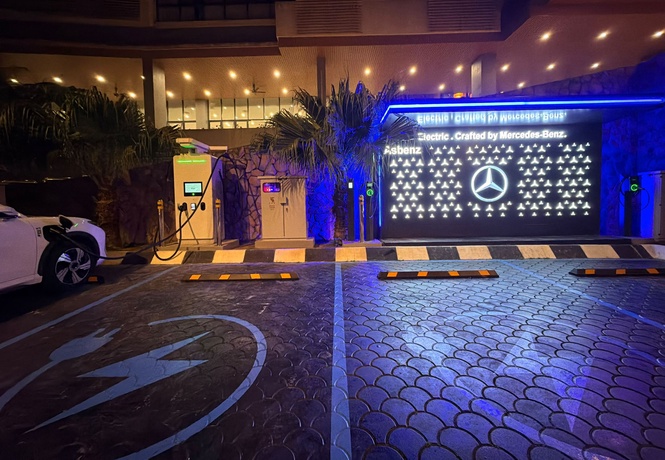 DC Handal turns on EV Chargers at Zenith Hotel Cameron