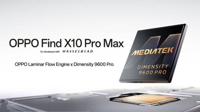 Oppo Find X10 Pro Max to launch globally with 2nm MediaTek Dimensity 9600 Pro