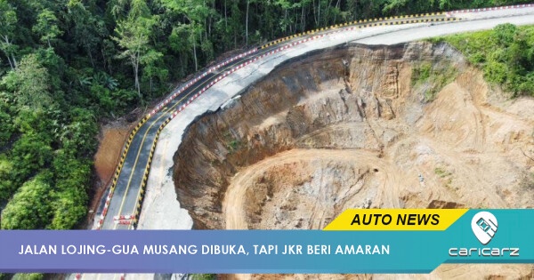 Lencongan Jalan Lojing-Gua Musang Sudah Dibuka