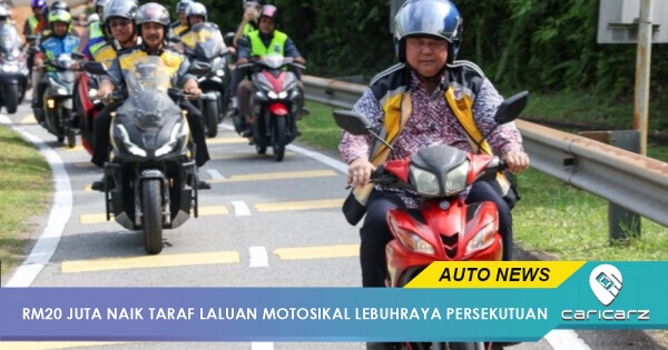 Projek RM20 Juta: Laluan Motosikal Jalan Persekutuan Wajah Baharu Ogos Ini