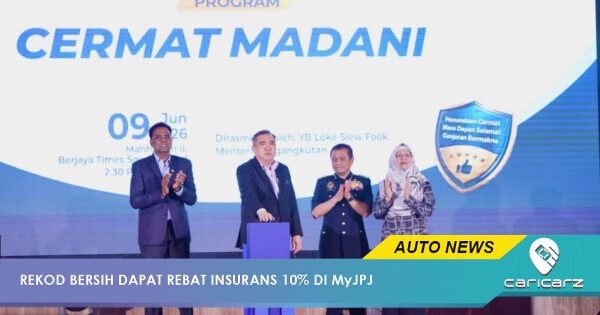 CERMAT MADANI: Diskaun Insurans 10% Untuk Pemandu "Baik", Anda Layak?