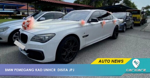 Kempunan Nak 'Show Off': Kereta Pengantin BMW Mewah Pemegang Kad UNHCR Disita JPJ