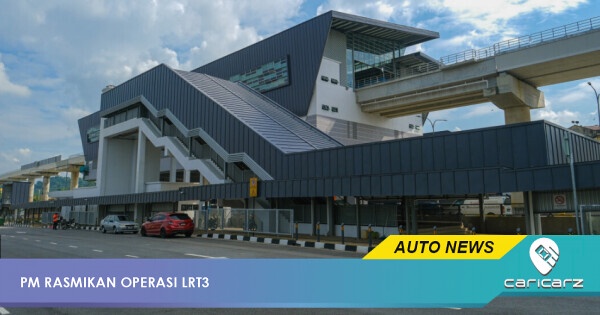 PM Rasmikan Operasi LRT3 Ahad Ini