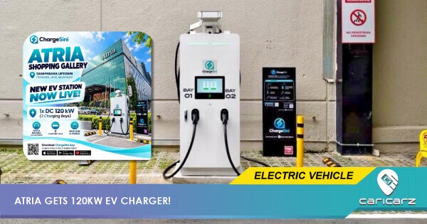 Shopping At Atria? ChargeSini's New 120kW EV Charger Is Now Live!