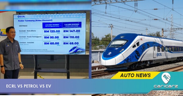 ECRL Vs Driving To Kota Bharu: Petrol, EV Or Train, Which Costs Less?