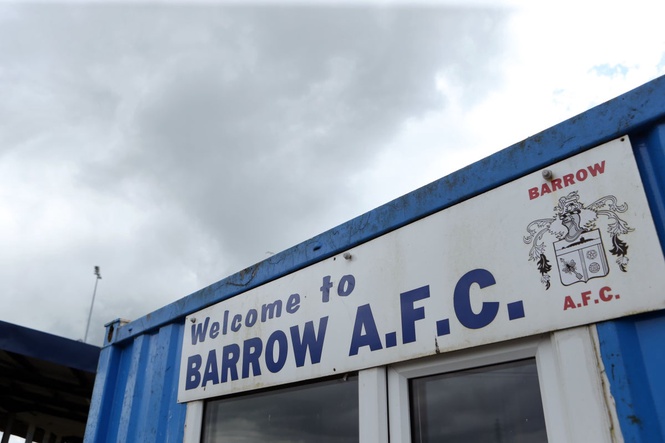 Barrow v Forest Green Rovers abandoned in 14th minute due to waterlogged pitch