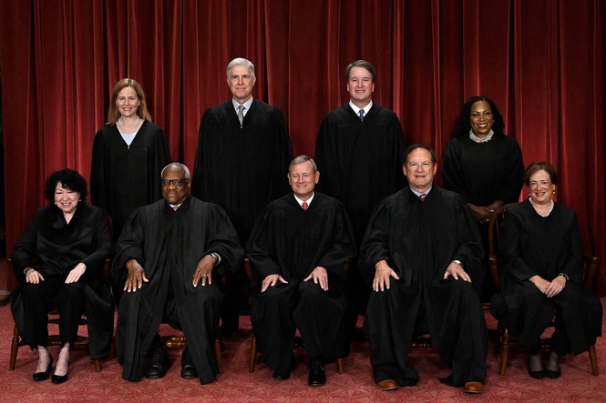 Trump goes on lengthy rant about two Supreme Court justices he appointed who did not ‘remain true’ to him
