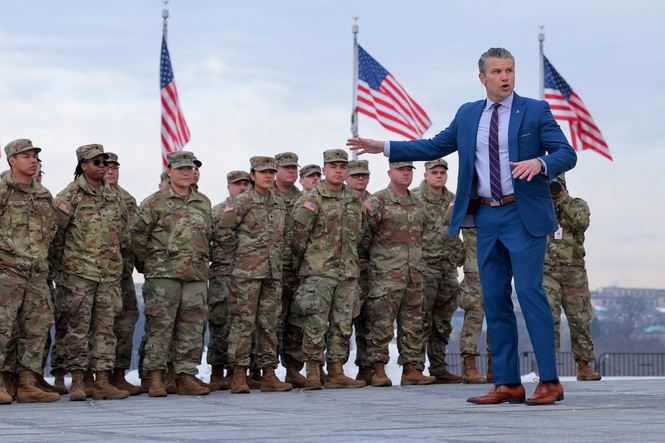 Pentagon demands only fittest and most ‘impeccably’ groomed troops attend Hegseth speech: report